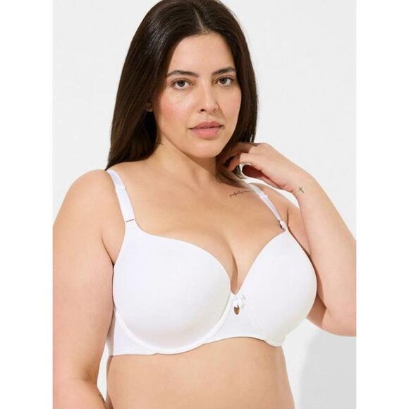 TORRID CURVE LIGHTLY LINED UNDERWIRE PERFECT COVERAGE T-SHIRT BRA SIZE 38D - Picture 2 of 7